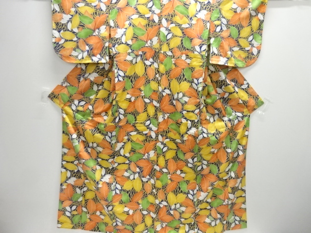 枝葉模様単衣小紋着物